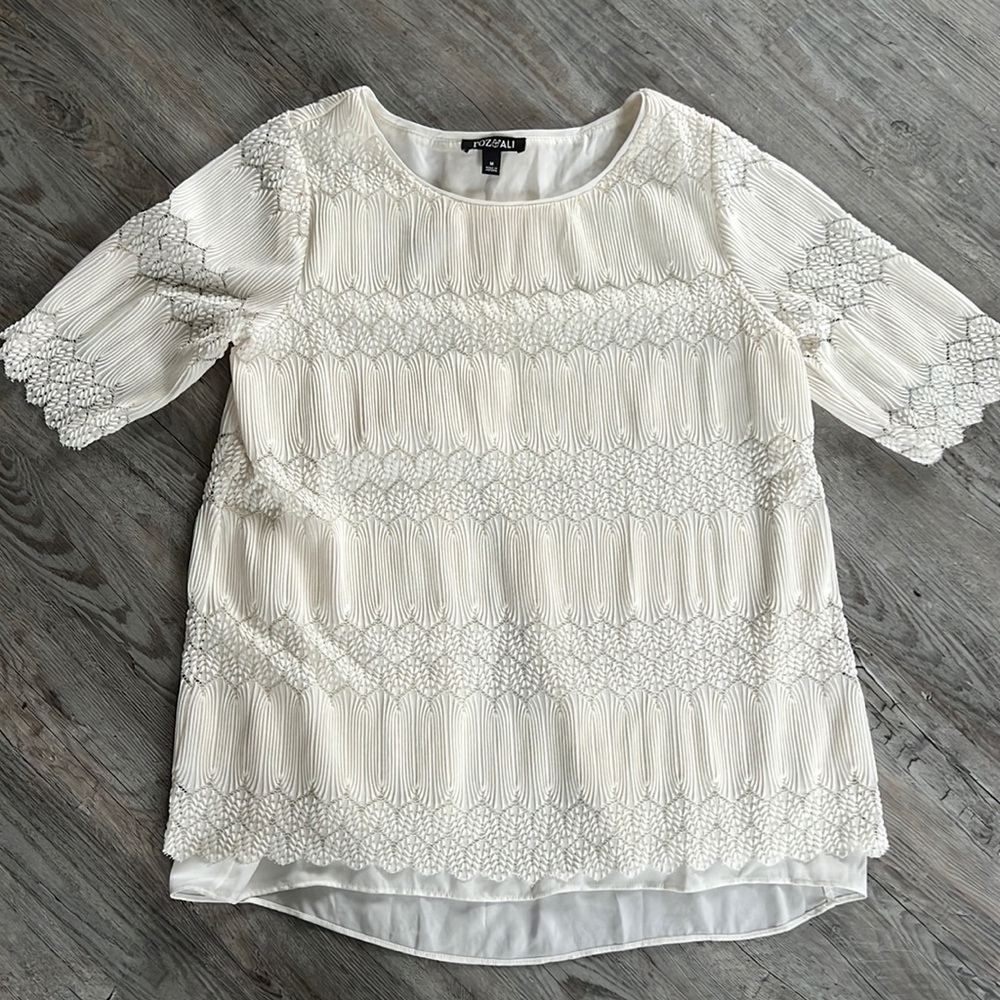 Beautiful cream lace top